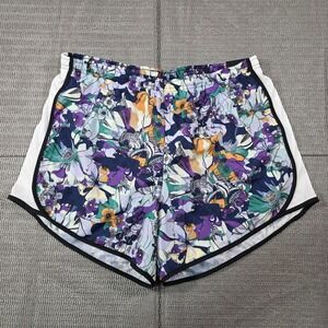 Nike Shorts Big Girls XL+ Purple Floral Print Dri-Fit Energy Tempo Running - NEW